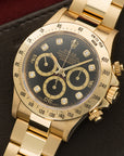 Rolex - Rolex Yellow Gold Daytona Black Diamond Watch Ref. 16528 - The Keystone Watches