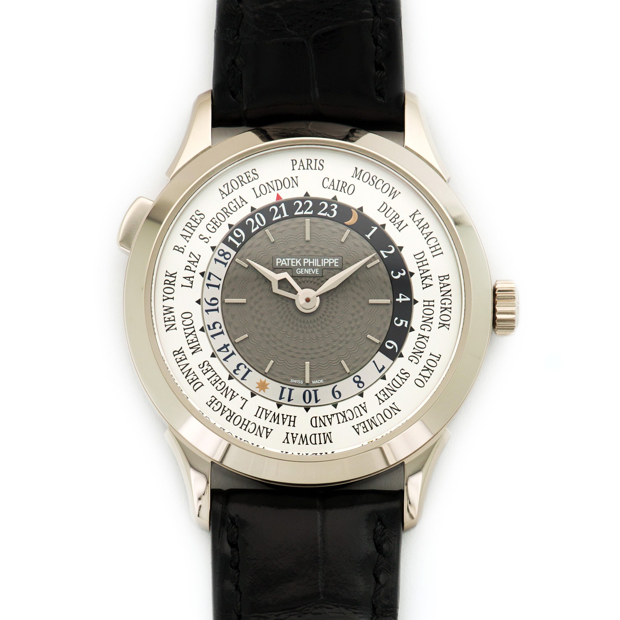 Patek Philippe - Patek Philippe White Gold World Time Watch Ref. 5230 - The Keystone Watches