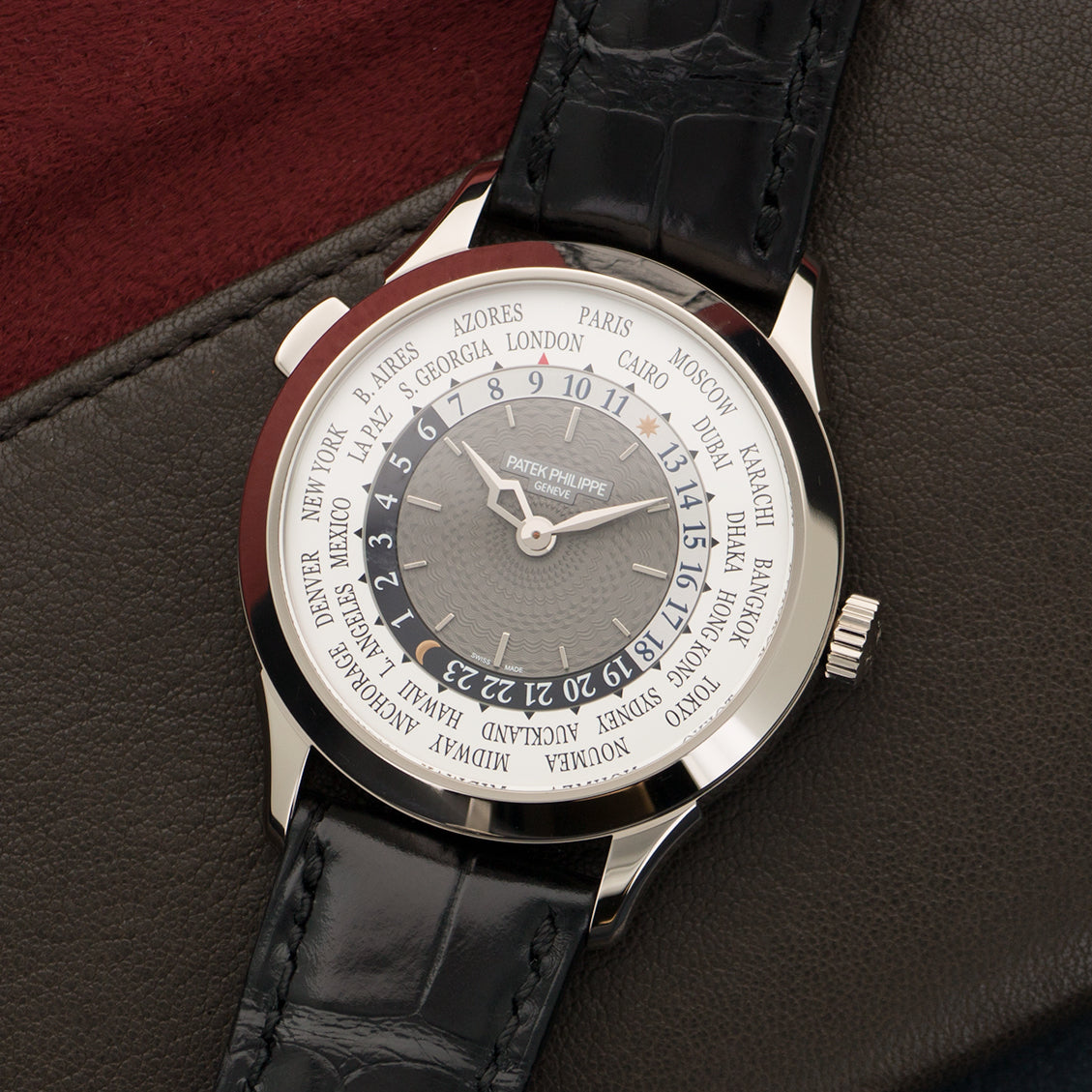 Patek Philippe - Patek Philippe White Gold World Time Watch Ref. 5230 - The Keystone Watches