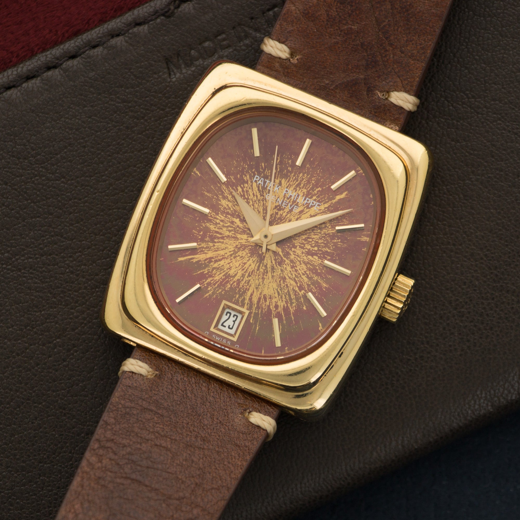 Patek Philippe - Patek Philippe Yellow Gold Starburst Beta Quartz Watch Ref. 3603 - The Keystone Watches