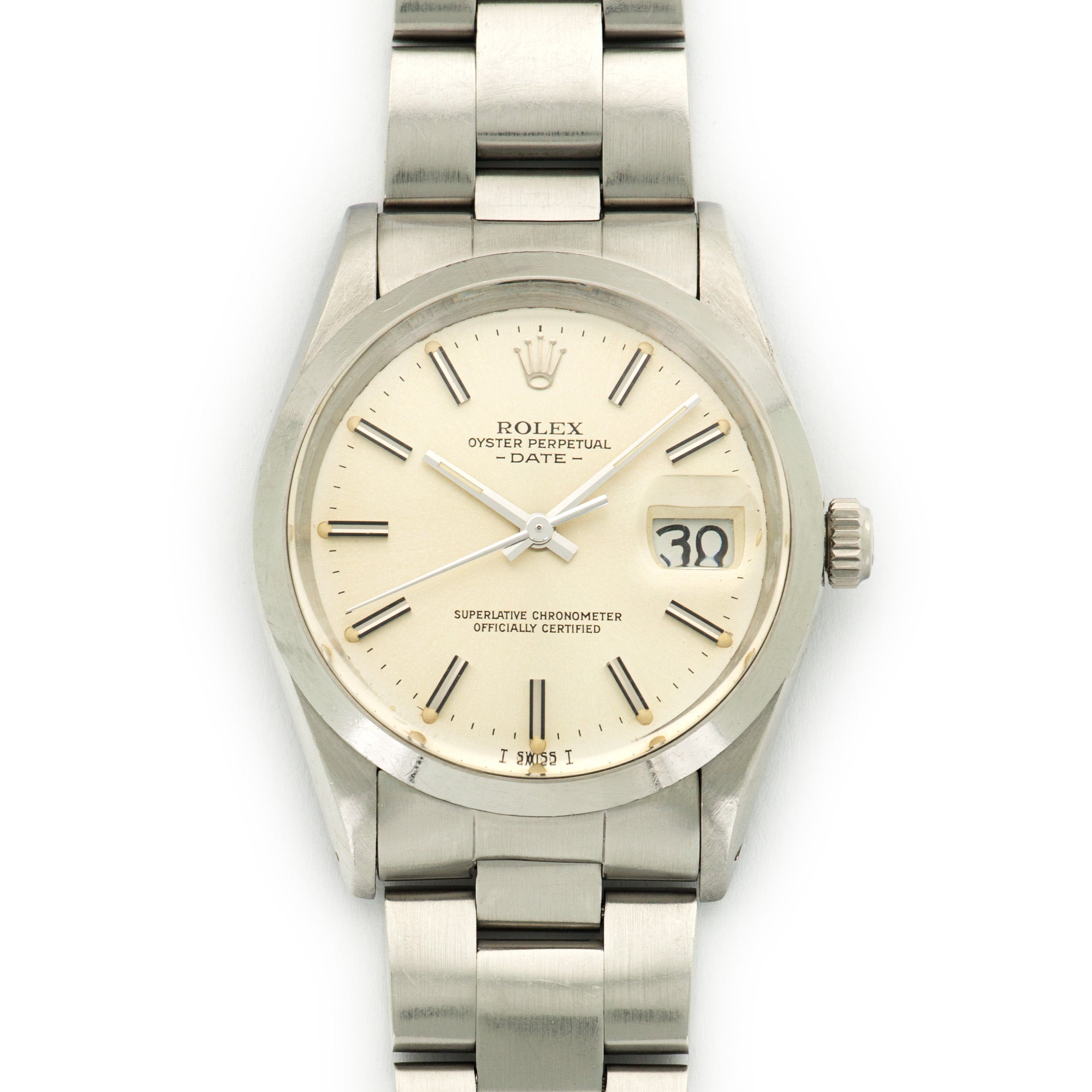 Rolex - Rolex Steel Date Watch Ref. 15000 with Paper - The Keystone Watches