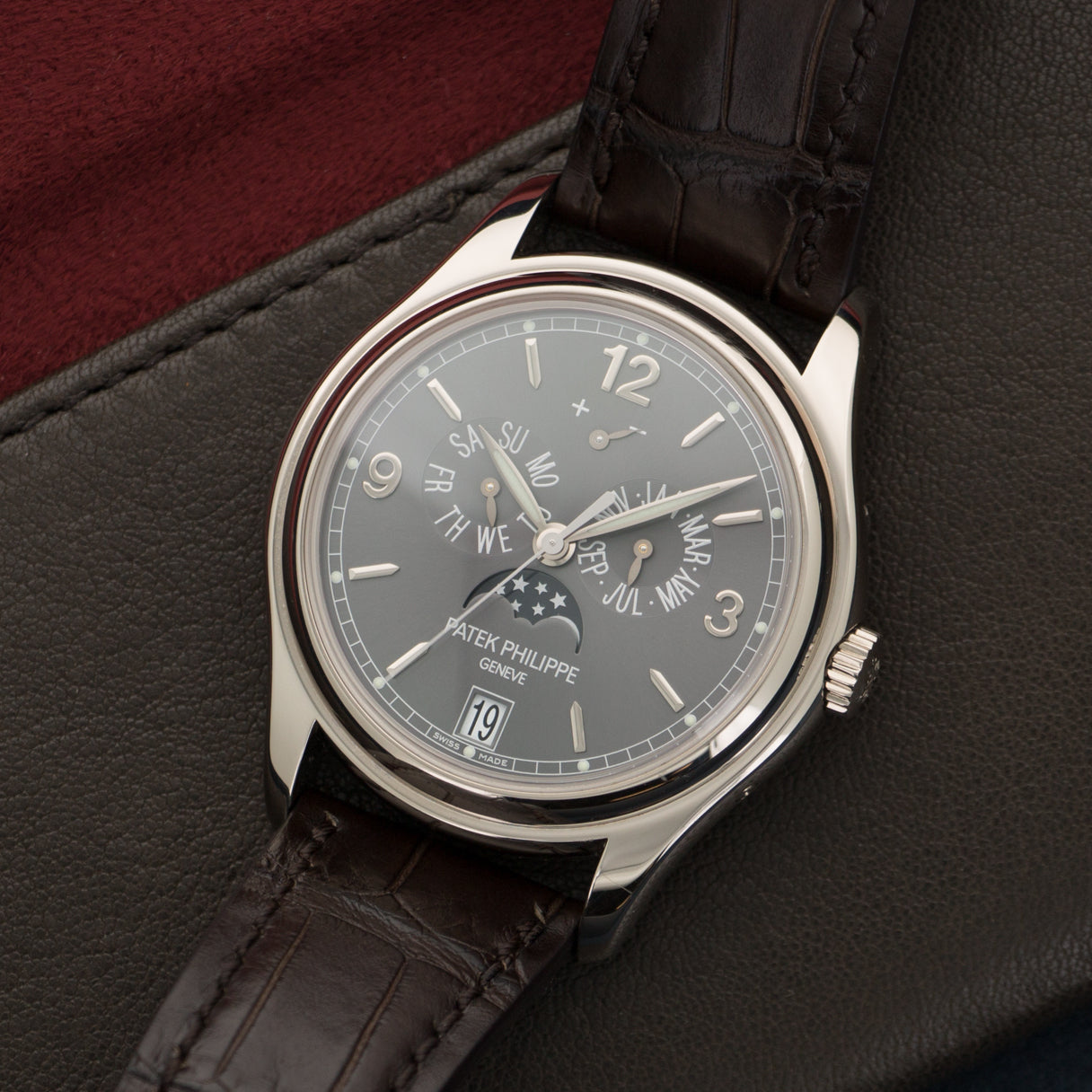 Patek Philippe - Patek Philippe White Gold Annual Calendar Watch Ref. 5146G - The Keystone Watches