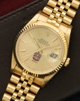 Rolex - Rolex Yellow Gold Datejust UAE Coat of Arms Watch Ref. 16238 - The Keystone Watches