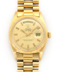 Rolex - Rolex Yellow Gold Wide Boy Day-Date Watch Ref. 1803 with Original Box and Papers - The Keystone Watches