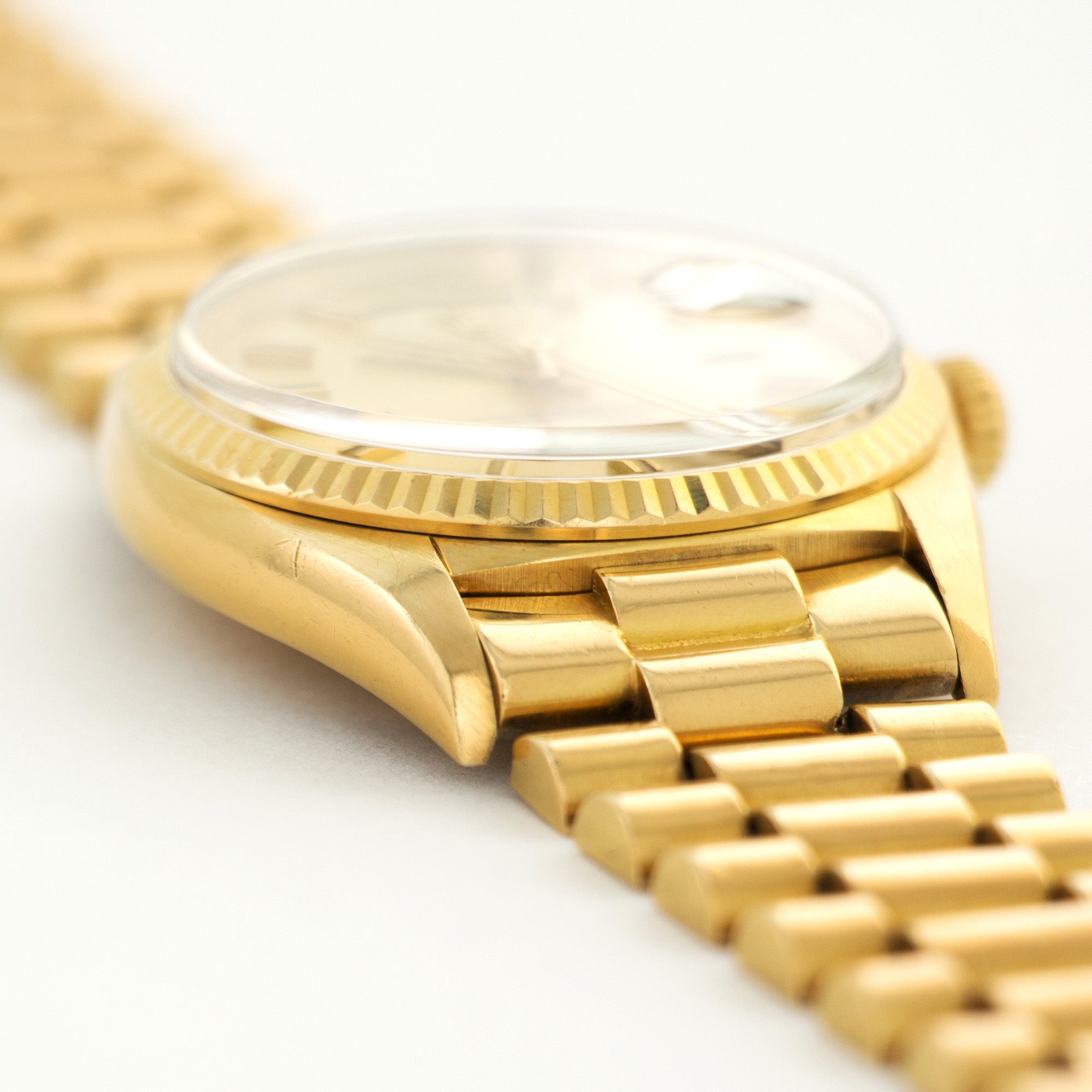 Rolex - Rolex Yellow Gold Wide Boy Day-Date Watch Ref. 1803 with Original Box and Papers - The Keystone Watches