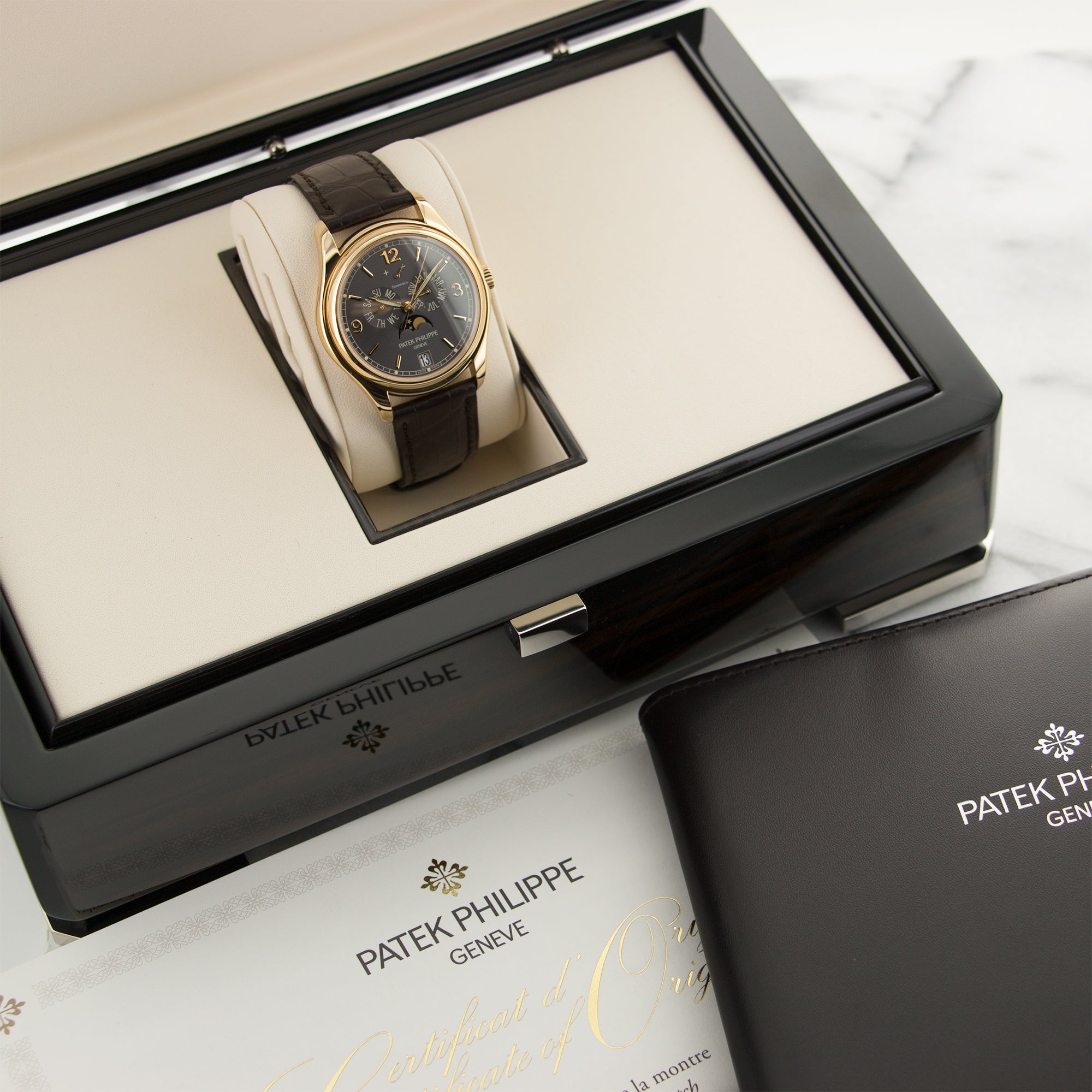 Patek Philippe - Patek Philippe Yellow Gold Annual Calendar Tiffany & Co Watch Ref. 5146J - The Keystone Watches