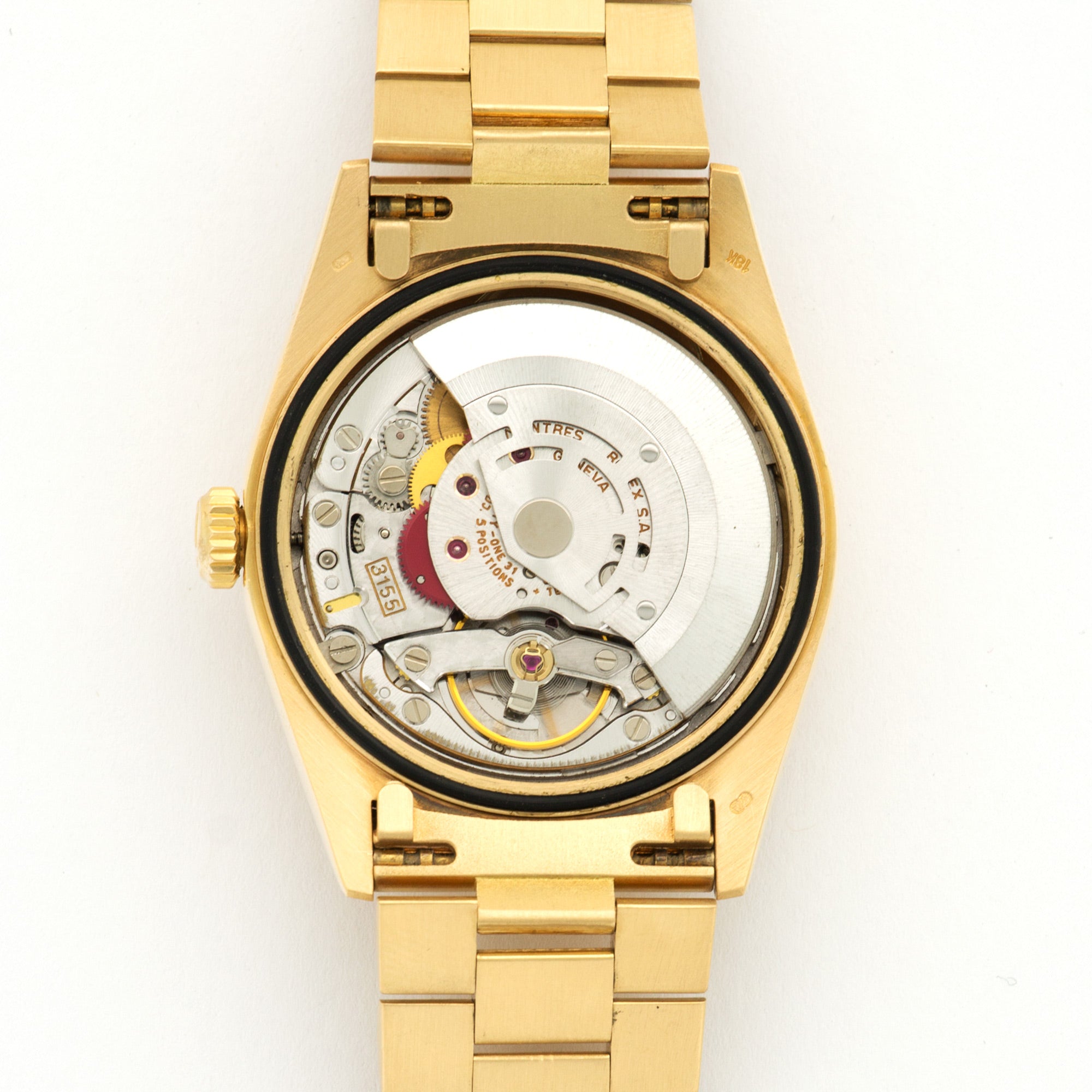 Rolex - Rolex Yellow Gold Day-Date Bark Finish Watch Ref. 18248 - The Keystone Watches