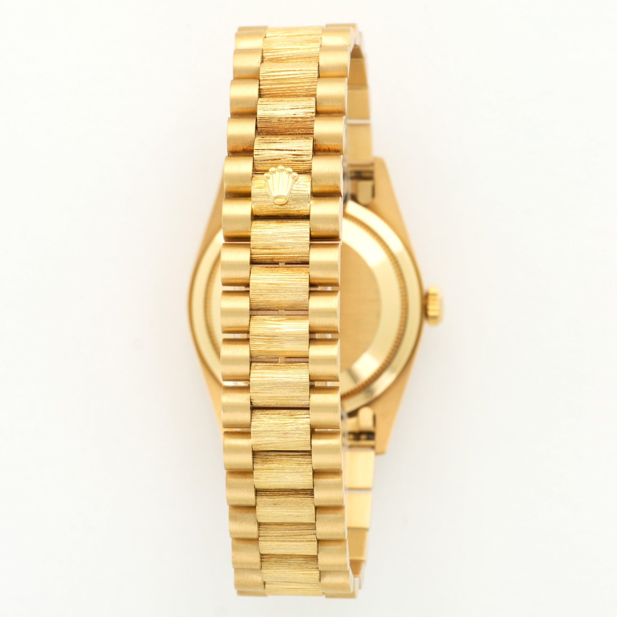 Rolex - Rolex Yellow Gold Day-Date Bark Finish Watch Ref. 18248 - The Keystone Watches