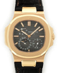 Patek Philippe - Patek Philippe Rose Gold Nautilus Moonphase Watch Ref. 5712 - The Keystone Watches