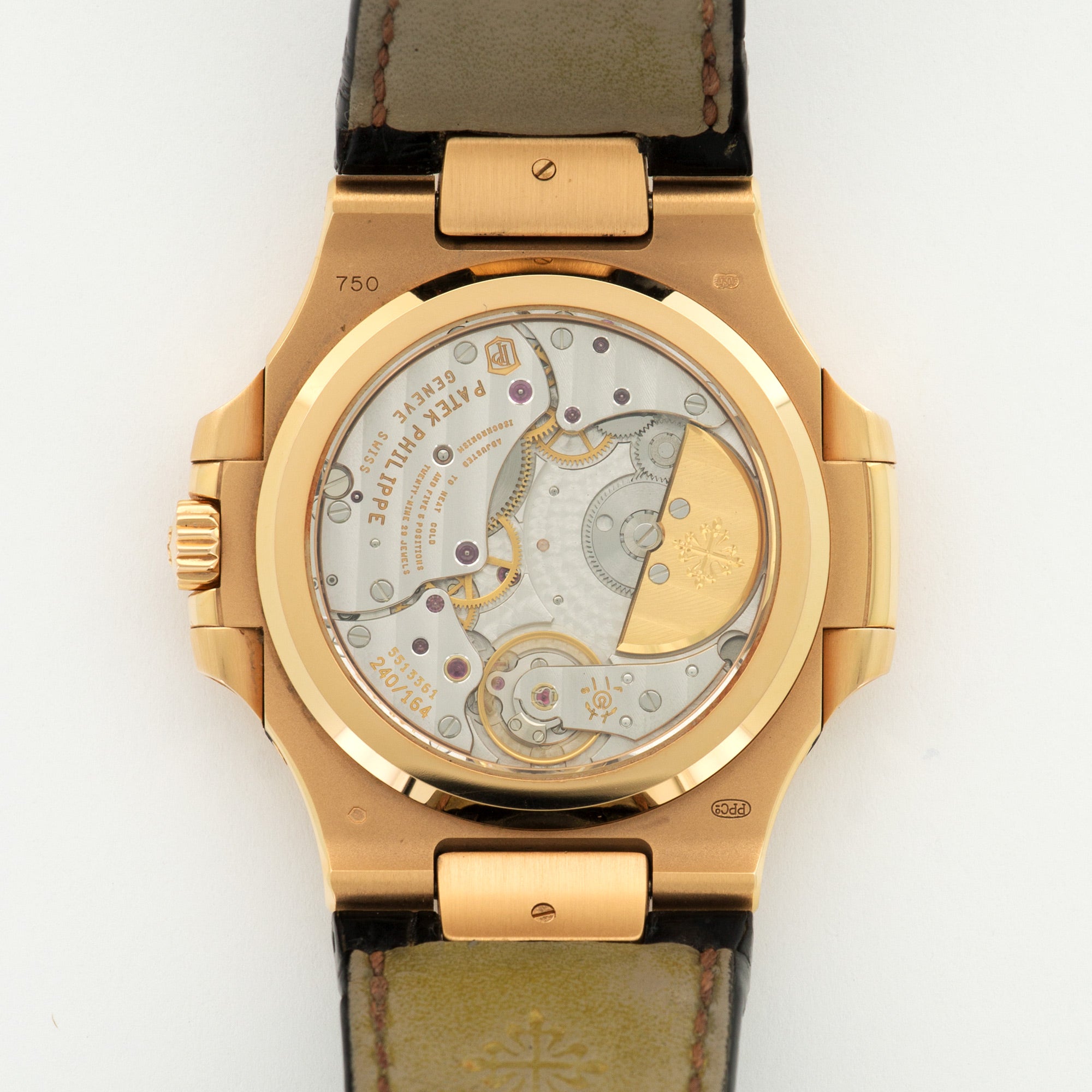 Patek Philippe - Patek Philippe Rose Gold Nautilus Moonphase Watch Ref. 5712 - The Keystone Watches