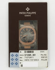 Patek Philippe - Patek Philippe White & Rose Gold Nautilus Moonphase Watch Ref. 5712 - The Keystone Watches