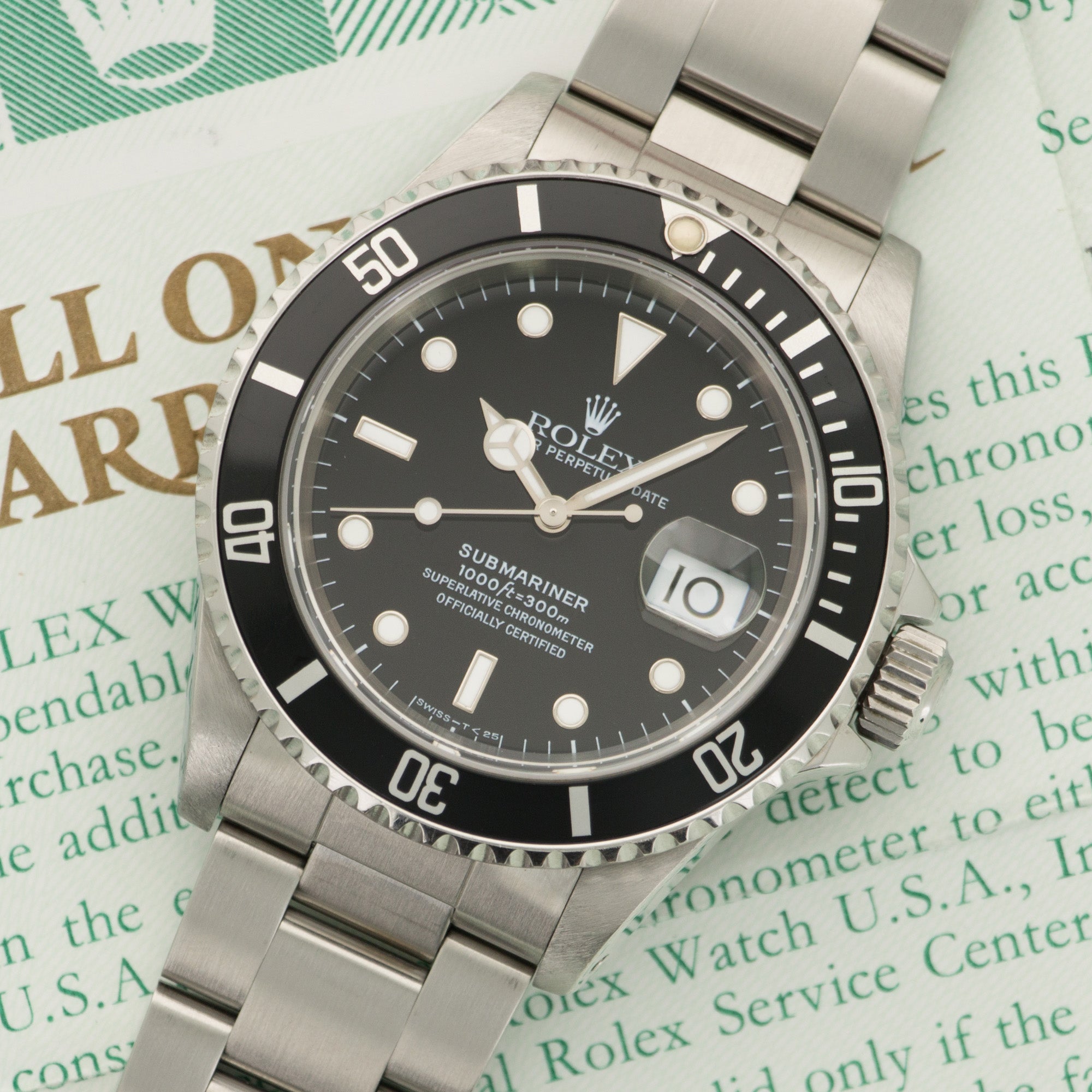 Rolex - Rolex Stainless Steel Submariner Ref. 16610 with Papers - The Keystone Watches