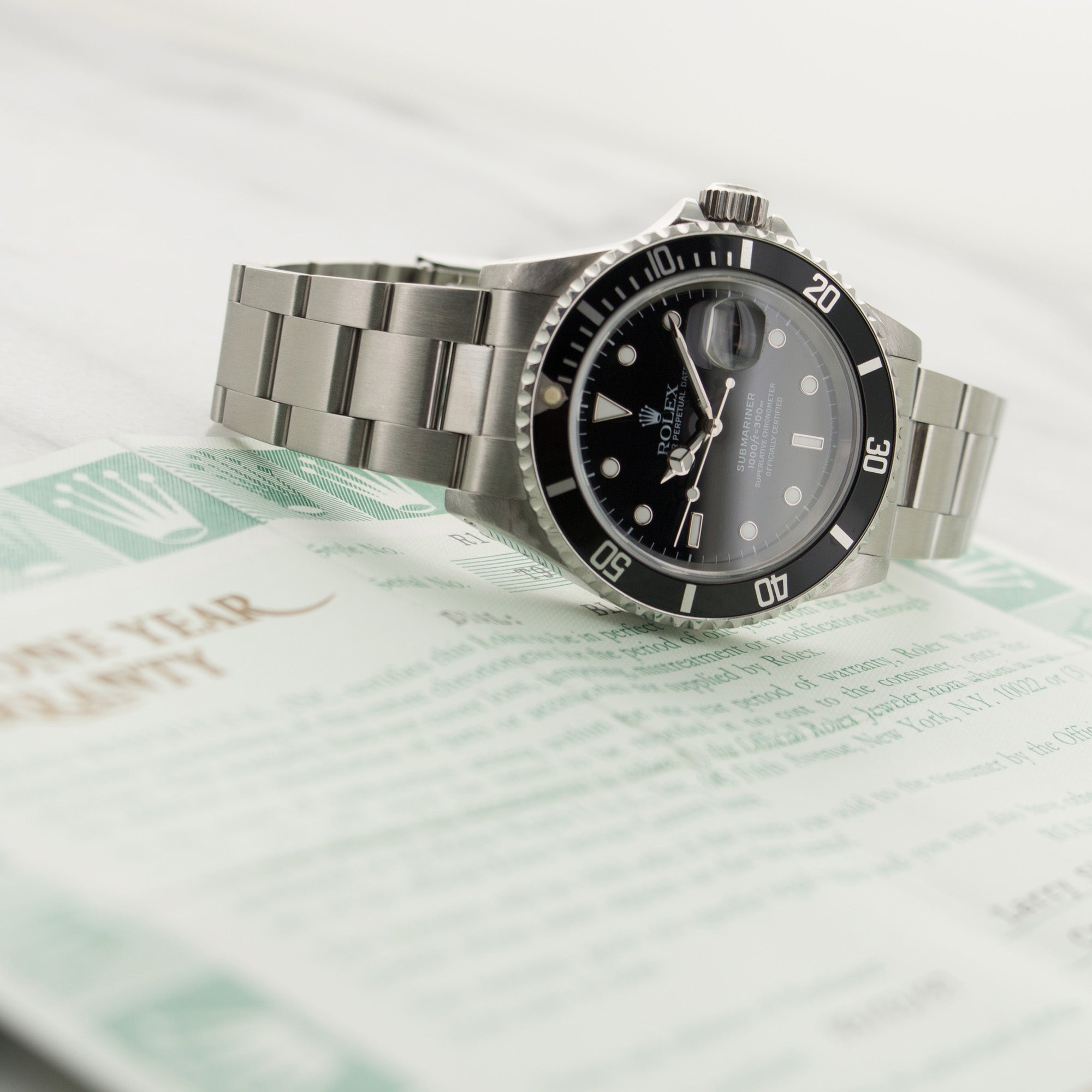 Rolex - Rolex Stainless Steel Submariner Ref. 16610 with Papers - The Keystone Watches