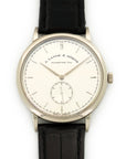 A. Lange & Sohne - A. Lange & Sohne White Gold Saxonia Watch Ref. 216.026 - The Keystone Watches