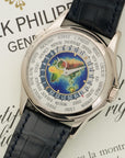 Patek Philippe - Patek Philippe White Gold World Time Cloisonne Watch Ref. 5131G - The Keystone Watches