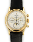 Patek Philippe - Patek Philippe Yellow Gold Perpetual Calendar Chrono Watch Ref. 3970 - The Keystone Watches
