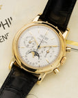 Patek Philippe - Patek Philippe Yellow Gold Perpetual Calendar Chrono Watch Ref. 3970 - The Keystone Watches