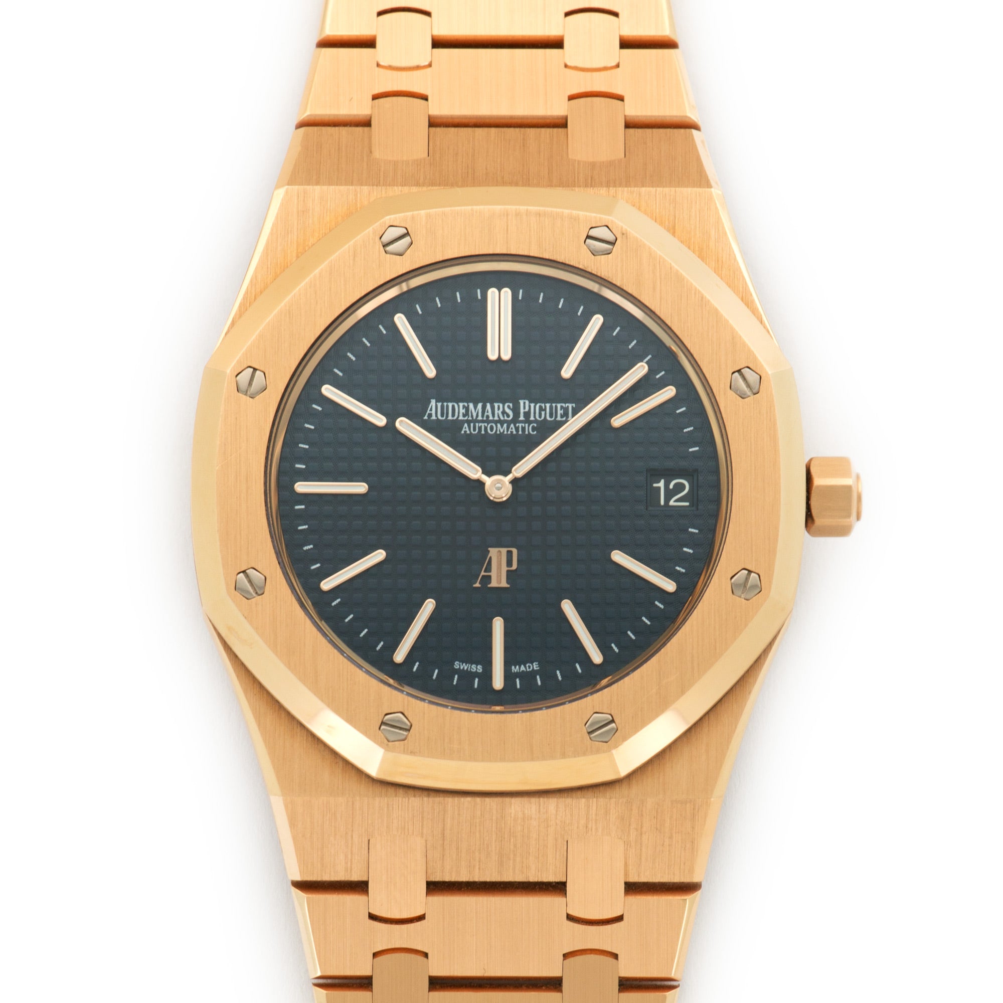 Audemars Piguet - Audemars Piguet Rose Gold Royal Oak Extra-Thin Watch Ref. 15202 - The Keystone Watches