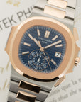 Patek Philippe - Patek Philippe Two-Tone Rose Gold Nautilus Chronograph Watch Ref. 5980 - The Keystone Watches