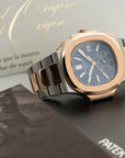 Patek Philippe - Patek Philippe Two-Tone Rose Gold Nautilus Chronograph Watch Ref. 5980 - The Keystone Watches