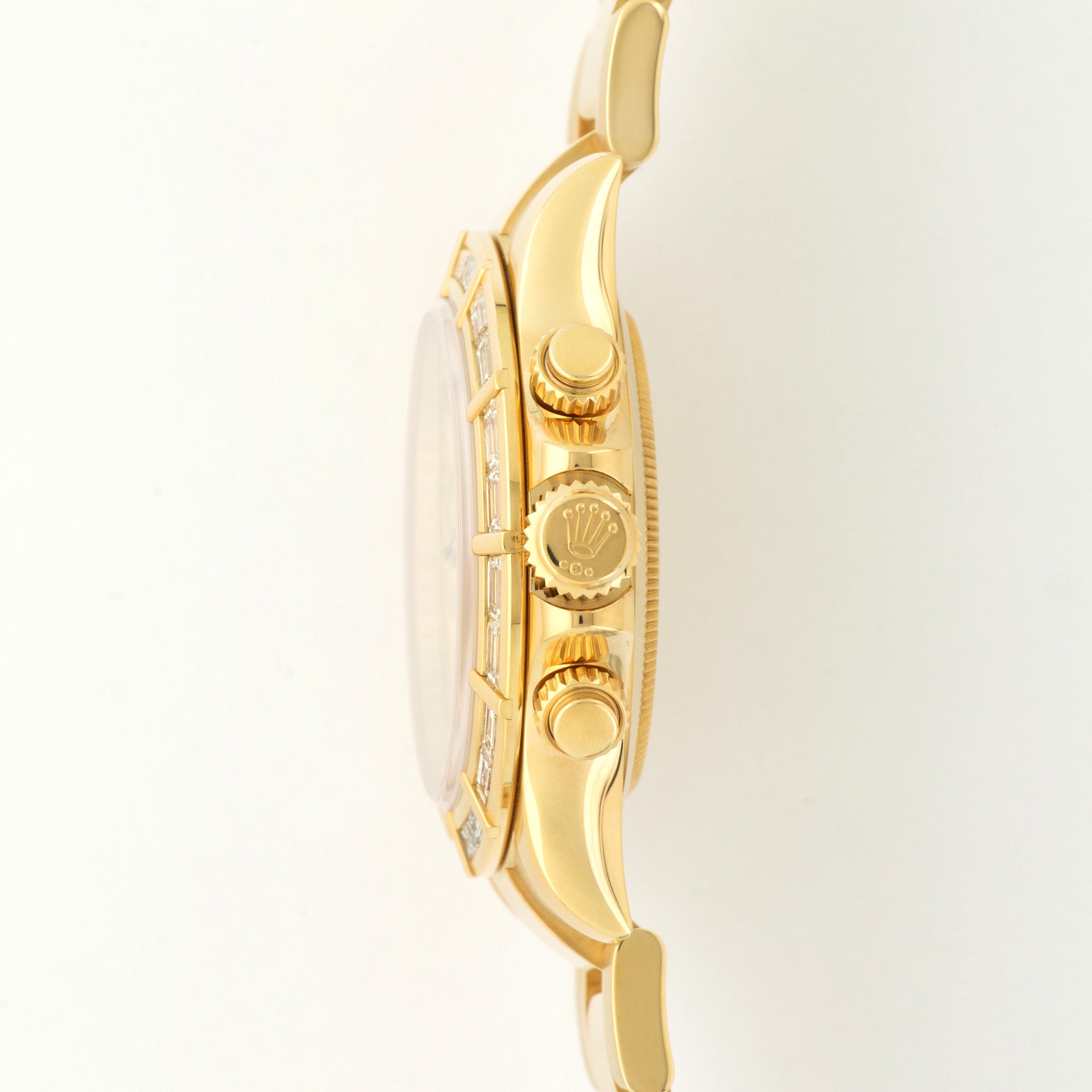 Rolex - Rolex Yellow Gold Daytona Baguette Diamond Watch Ref. 116568 - The Keystone Watches