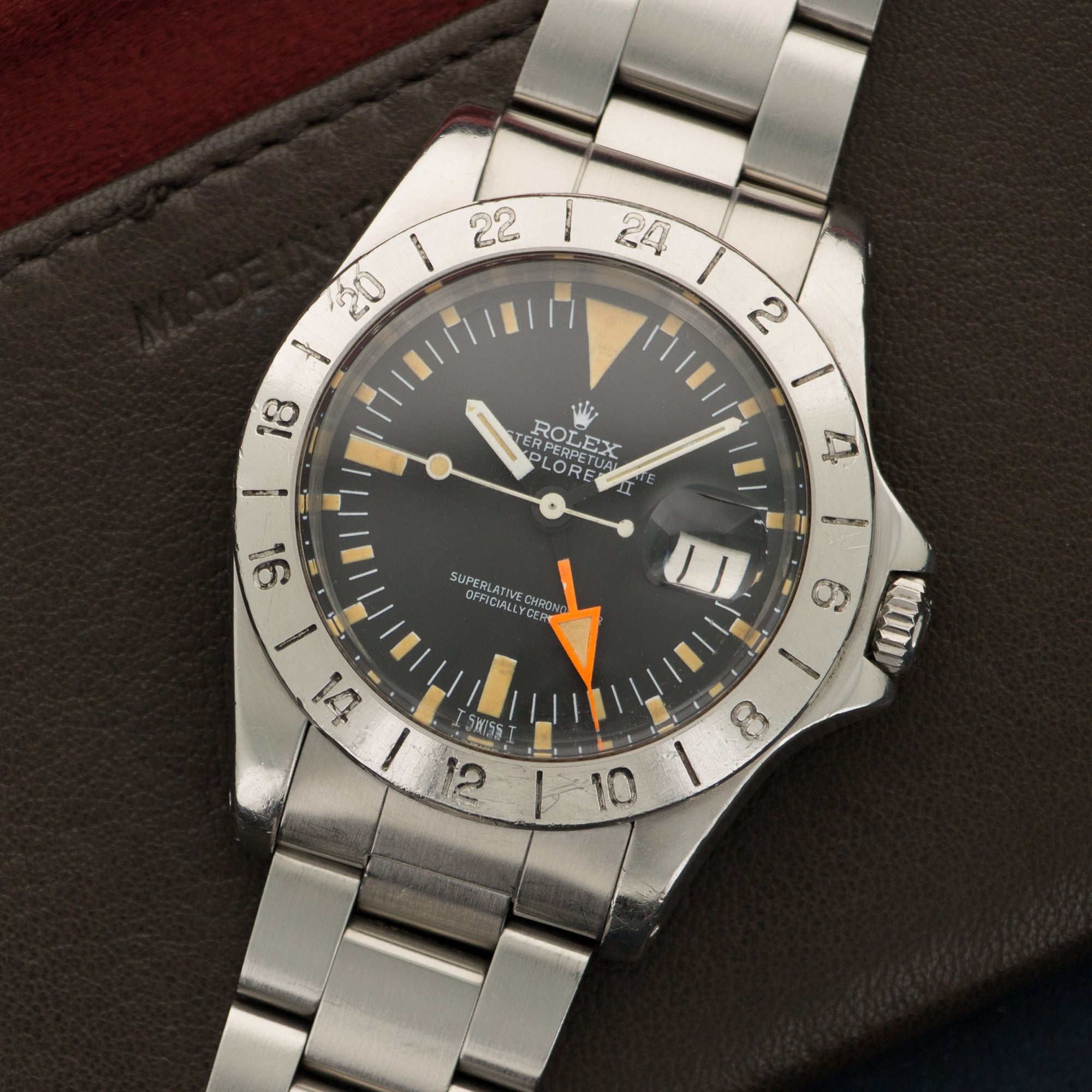 Rolex - Rolex Stainless Steel Frog Foot Explorer II Watch Ref. 1655 - The Keystone Watches