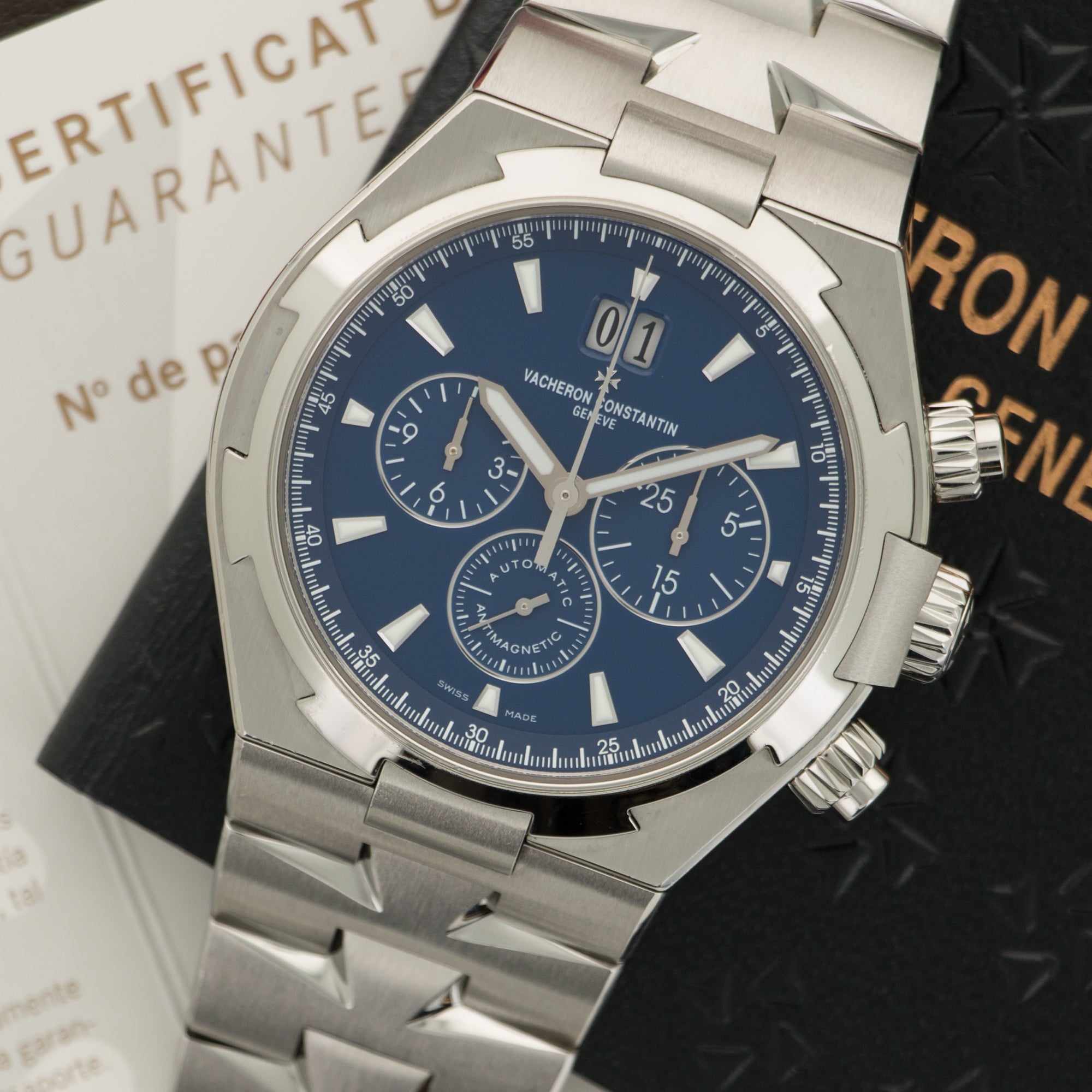 Vacheron Constantin - Vacheron Constantin Steel Overseas Chrono Watch Ref. 49150 - The Keystone Watches