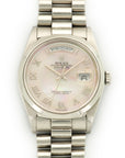 Rolex - Rolex Platinum Day-Date Mother of Pearl Watch Ref. 18206 - The Keystone Watches