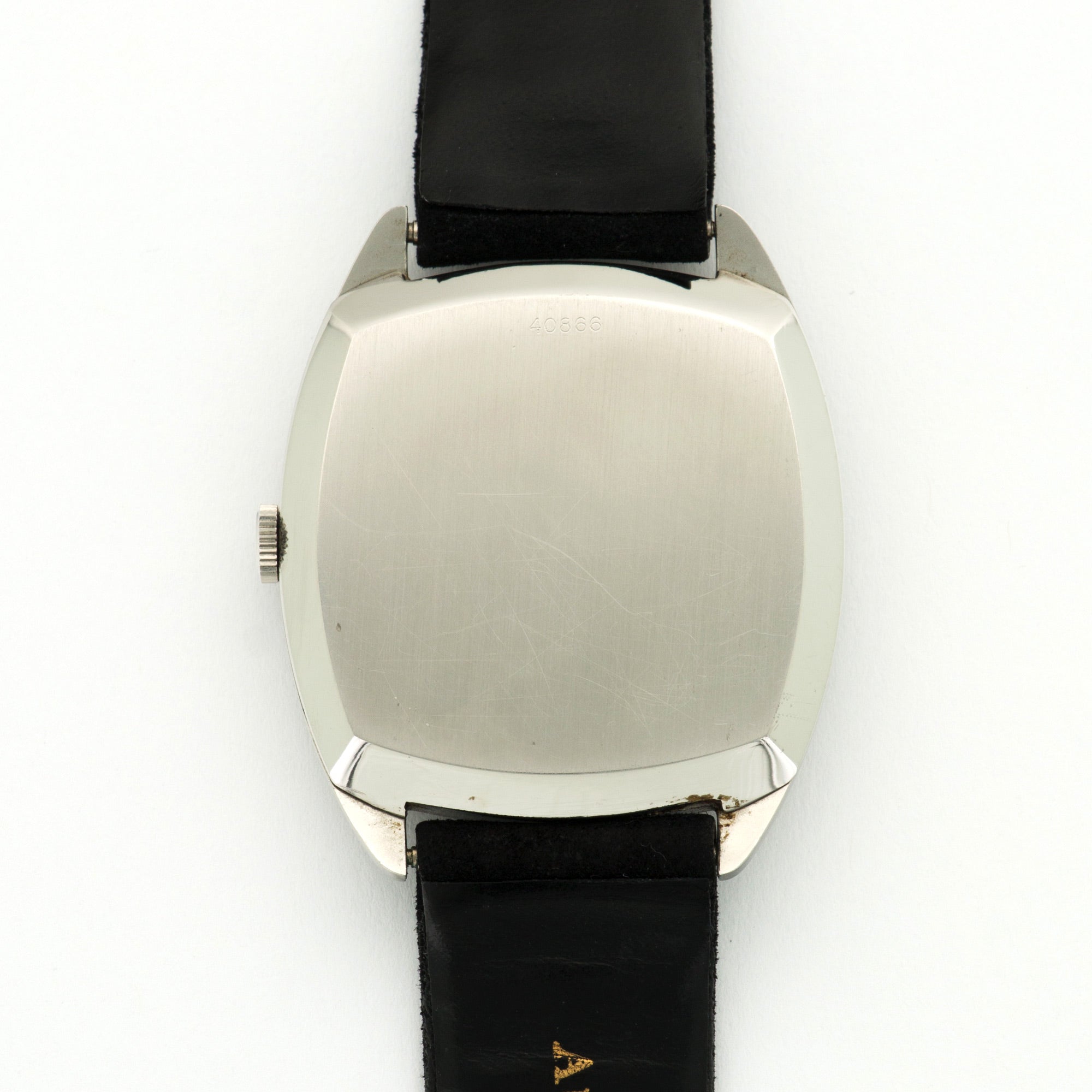 Audemars Piguet - Audemars Piguet Steel Cushion Shaped Strap Watch with Original Box & Papers - The Keystone Watches