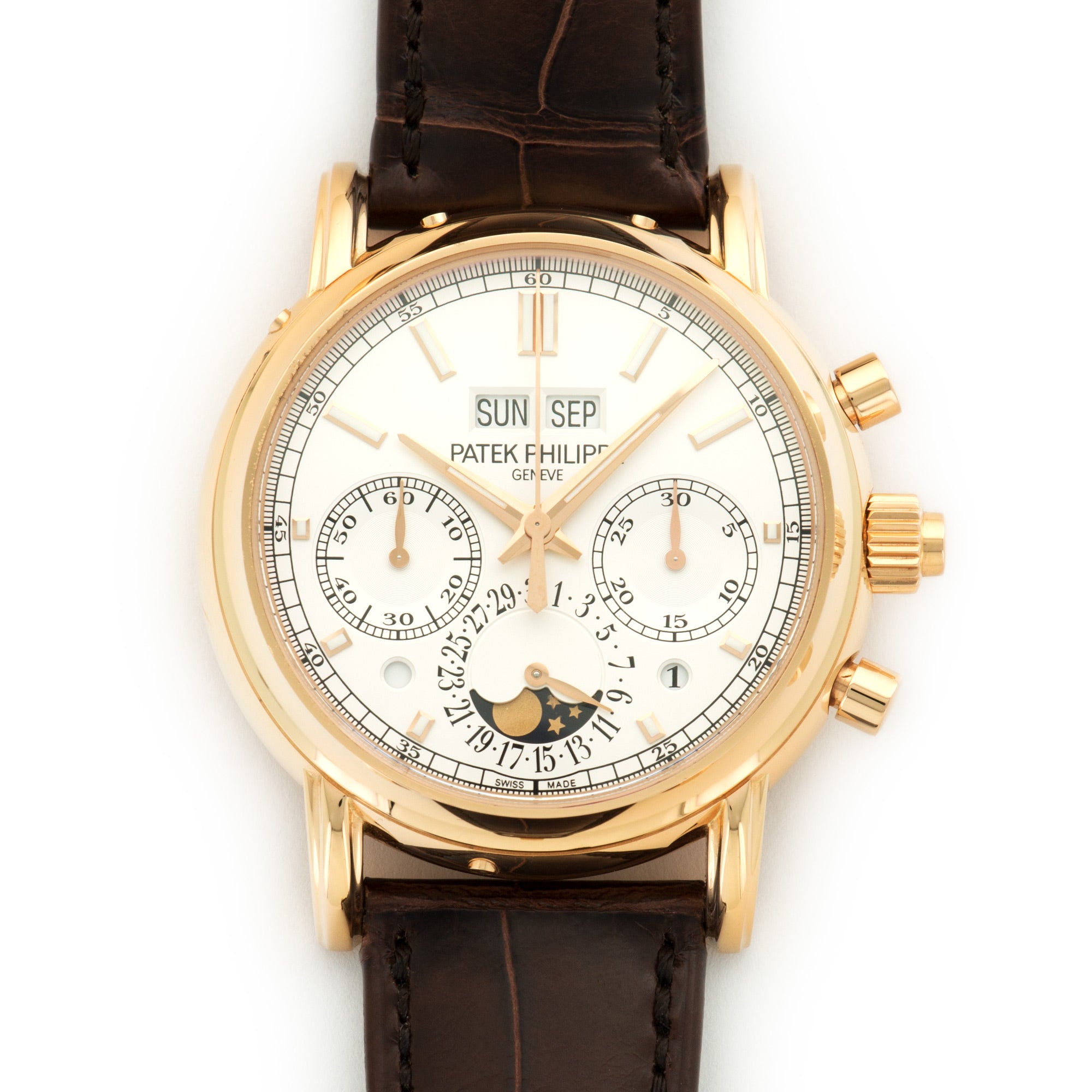 Patek Philippe - Patek Philippe Rose Gold Perpetual Chronograph Split Seconds Watch Ref. 5204 - The Keystone Watches
