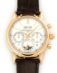 Patek Philippe - Patek Philippe Rose Gold Perpetual Chronograph Split Seconds Watch Ref. 5204 - The Keystone Watches