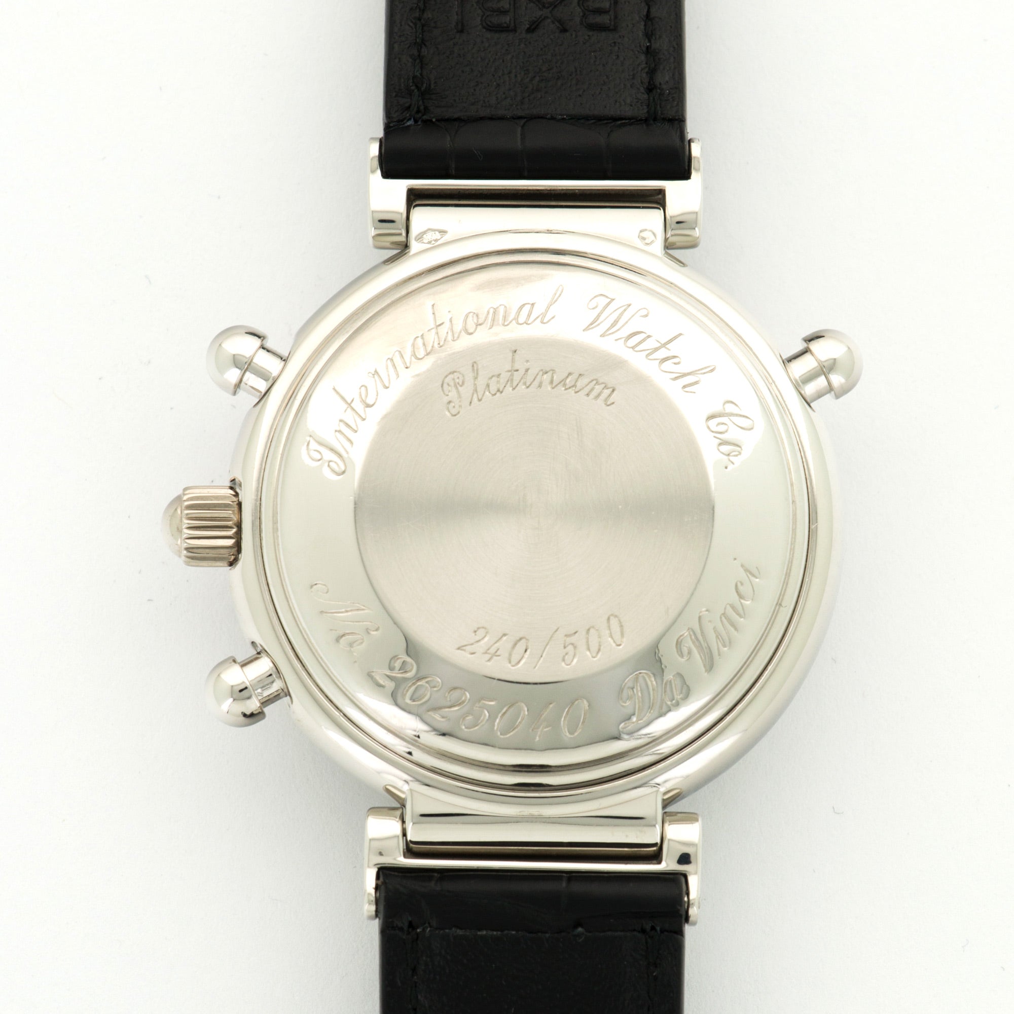 IWC - IWC Platinum Da Vinci Perpetual Calendar Split Chrono Watch Ref. 3751 - The Keystone Watches