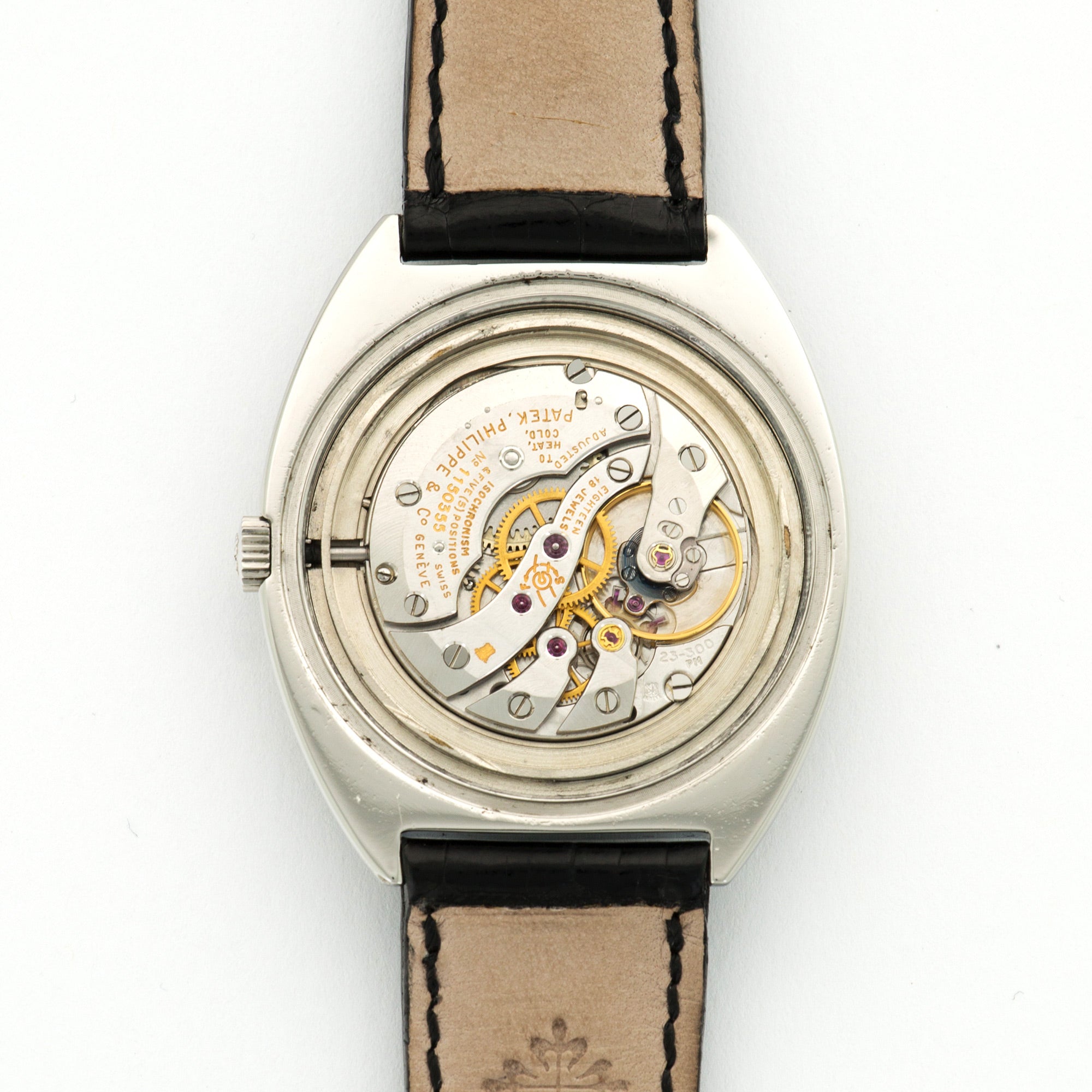 Patek Philippe - Patek Philippe Steel Embroidered Dial Watch Ref. 3474 - The Keystone Watches