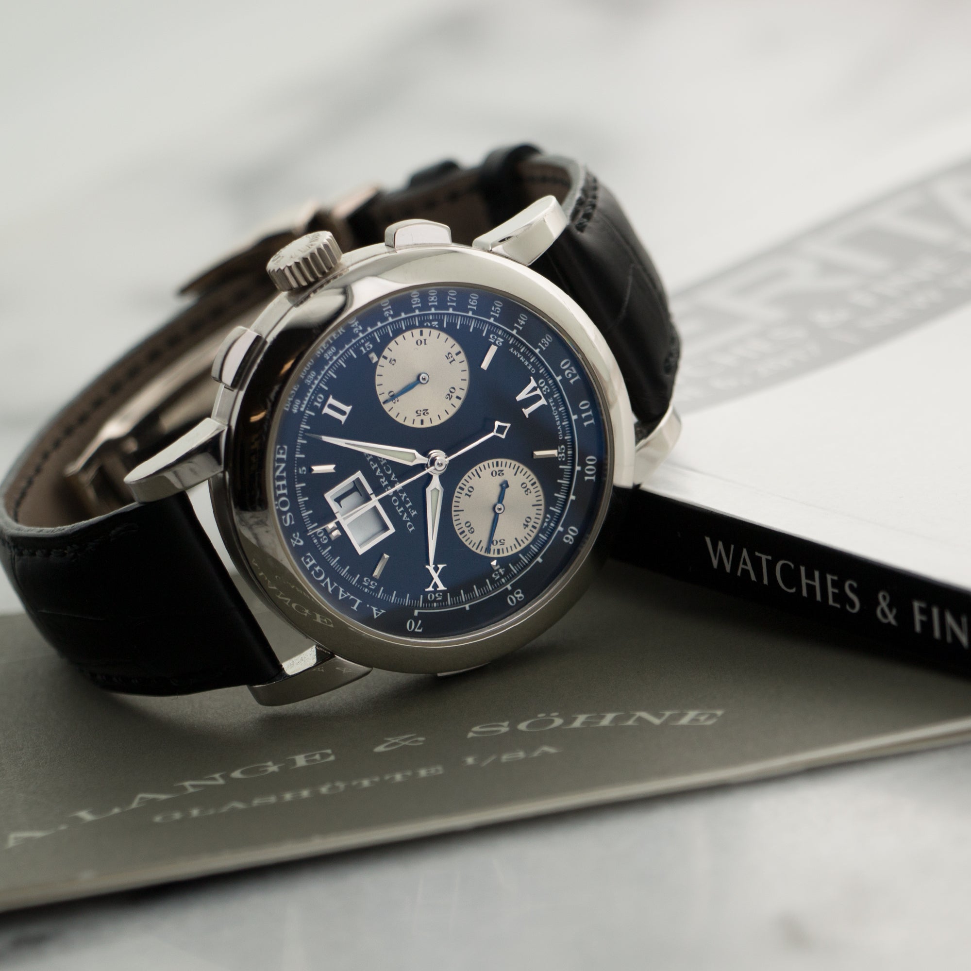 A. Lange & Sohne - A. Lange & Sohne Platinum Datograph Watch Ref. 403.035 - The Keystone Watches