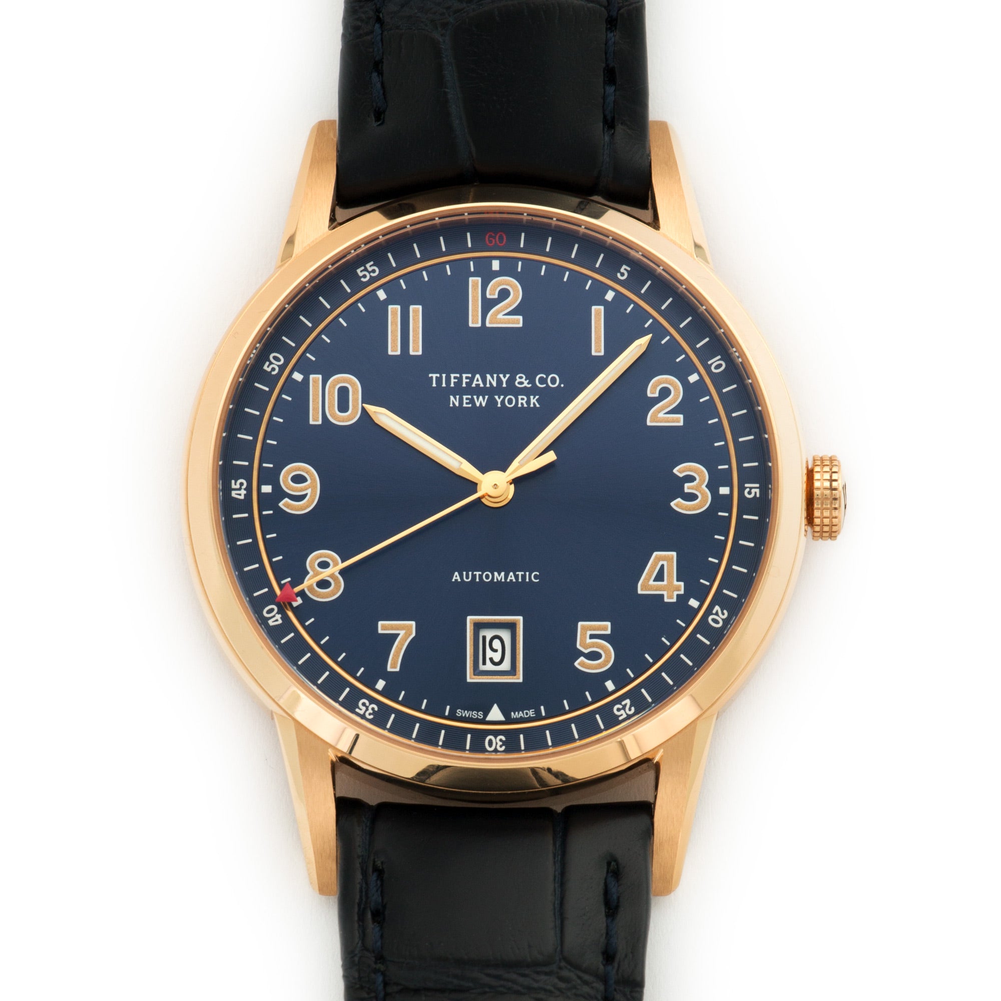 Tiffany & Co. - Tiffany & Co. Rose Gold New York 3-Hand Watch Ref. CT60 - The Keystone Watches
