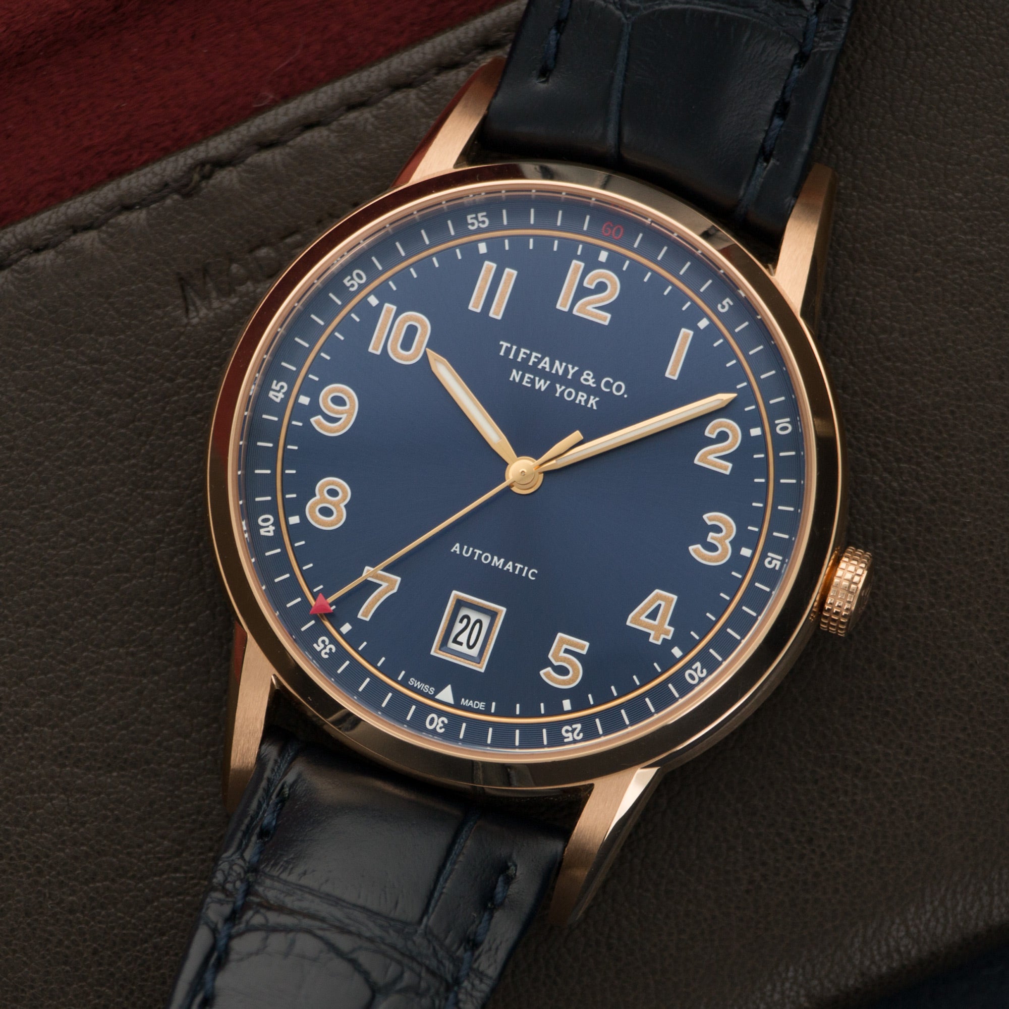Tiffany & Co. - Tiffany & Co. Rose Gold New York 3-Hand Watch Ref. CT60 - The Keystone Watches