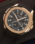 Patek Philippe - Patek Philippe Rose Gold Aquanaut Travel Time Watch Ref. 5164R - The Keystone Watches