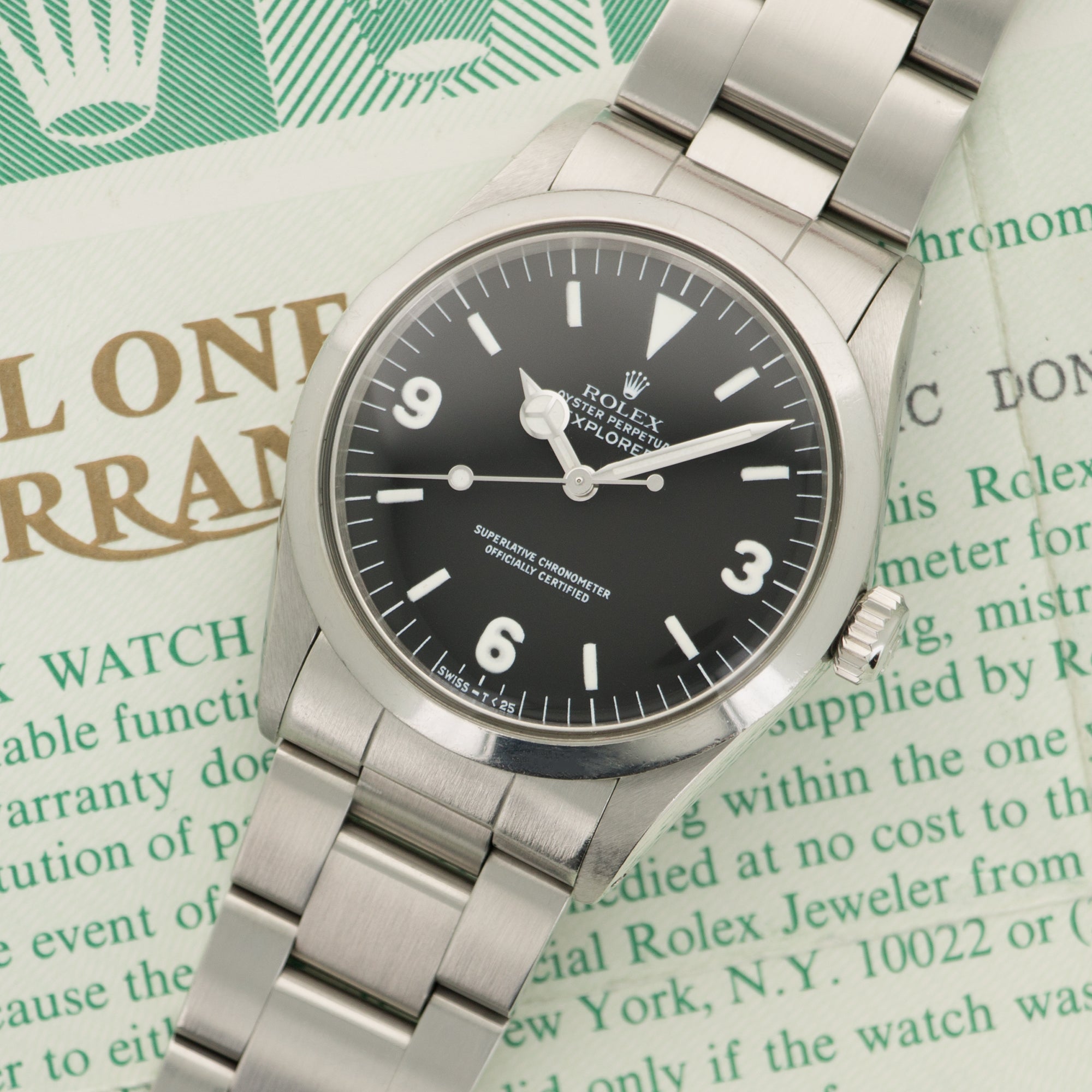 Rolex - Rolex Explorer L-Series Watch Ref. 1016 with Paper - The Keystone Watches