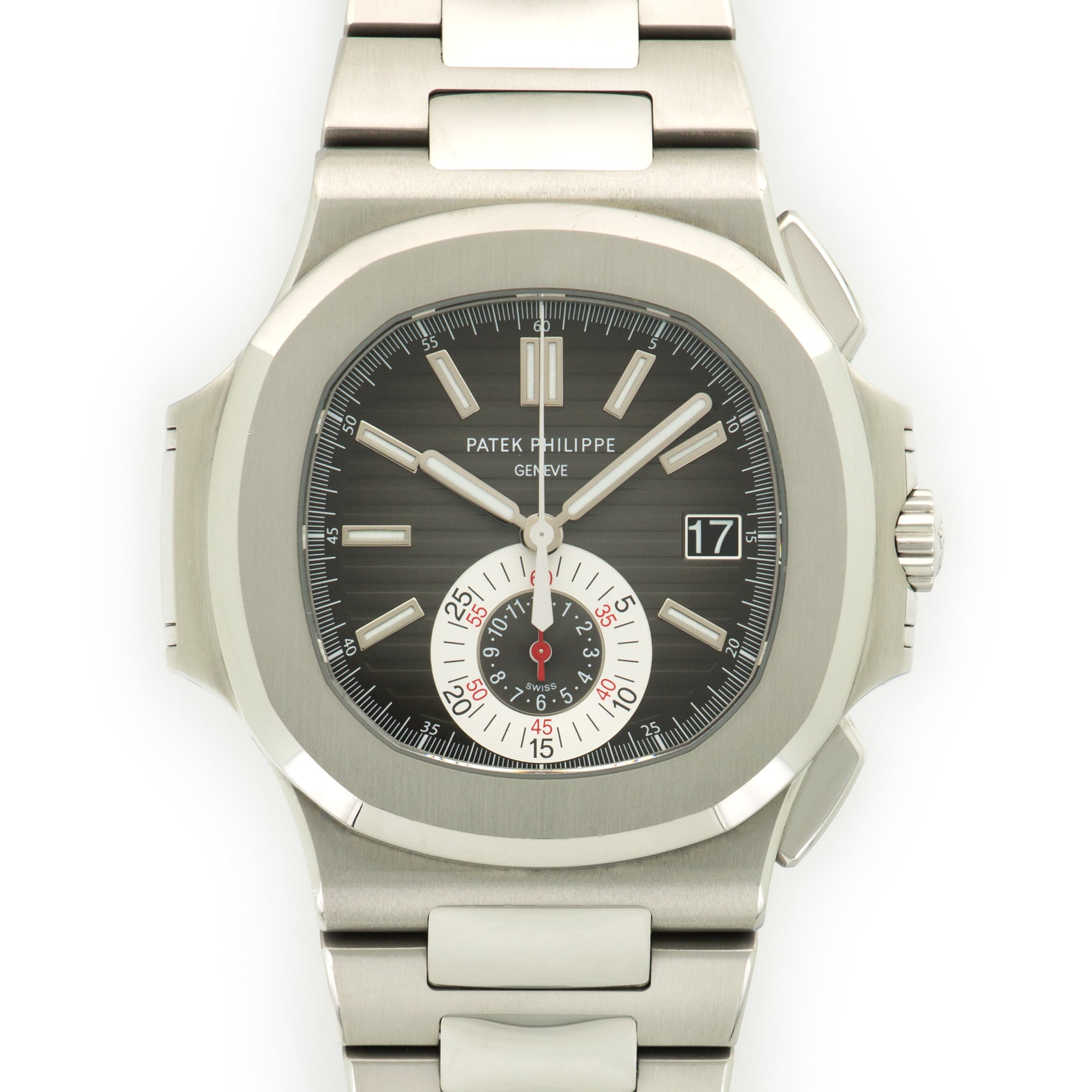 Patek Philippe - Patek Philippe Nautilus Chronograph Black Watch Ref. 5980 - The Keystone Watches