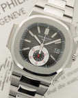 Patek Philippe - Patek Philippe Nautilus Chronograph Black Watch Ref. 5980 - The Keystone Watches