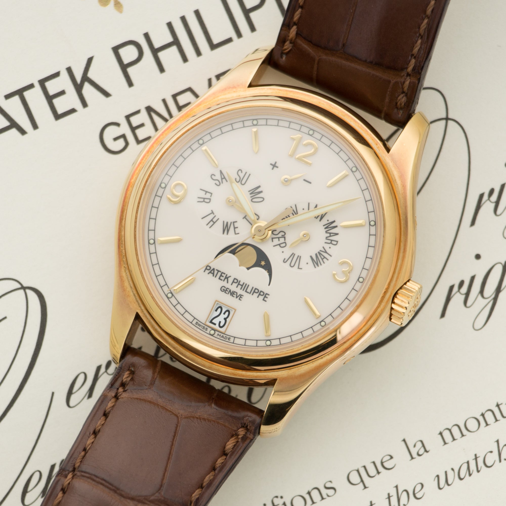 Patek Philippe - Patek Philippe Yellow Gold Annual Calendar Watch Ref. 5146 - The Keystone Watches