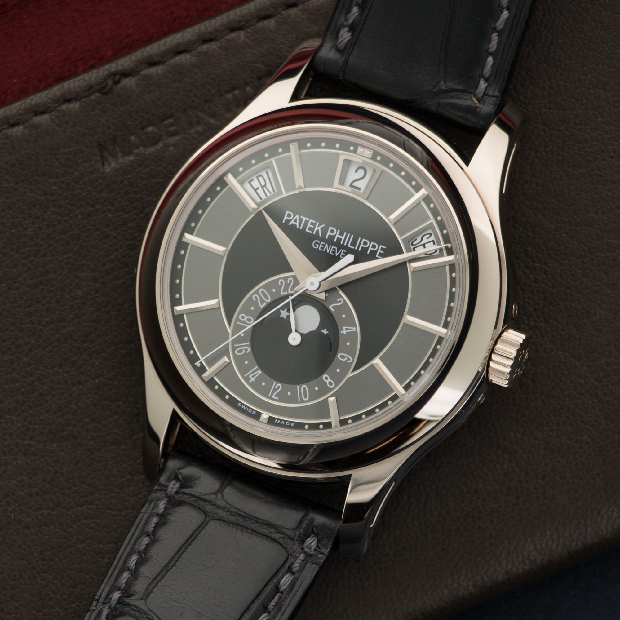 Patek Philippe - Patek Philippe White Gold Annual Calendar Watch Ref. 5205 - The Keystone Watches