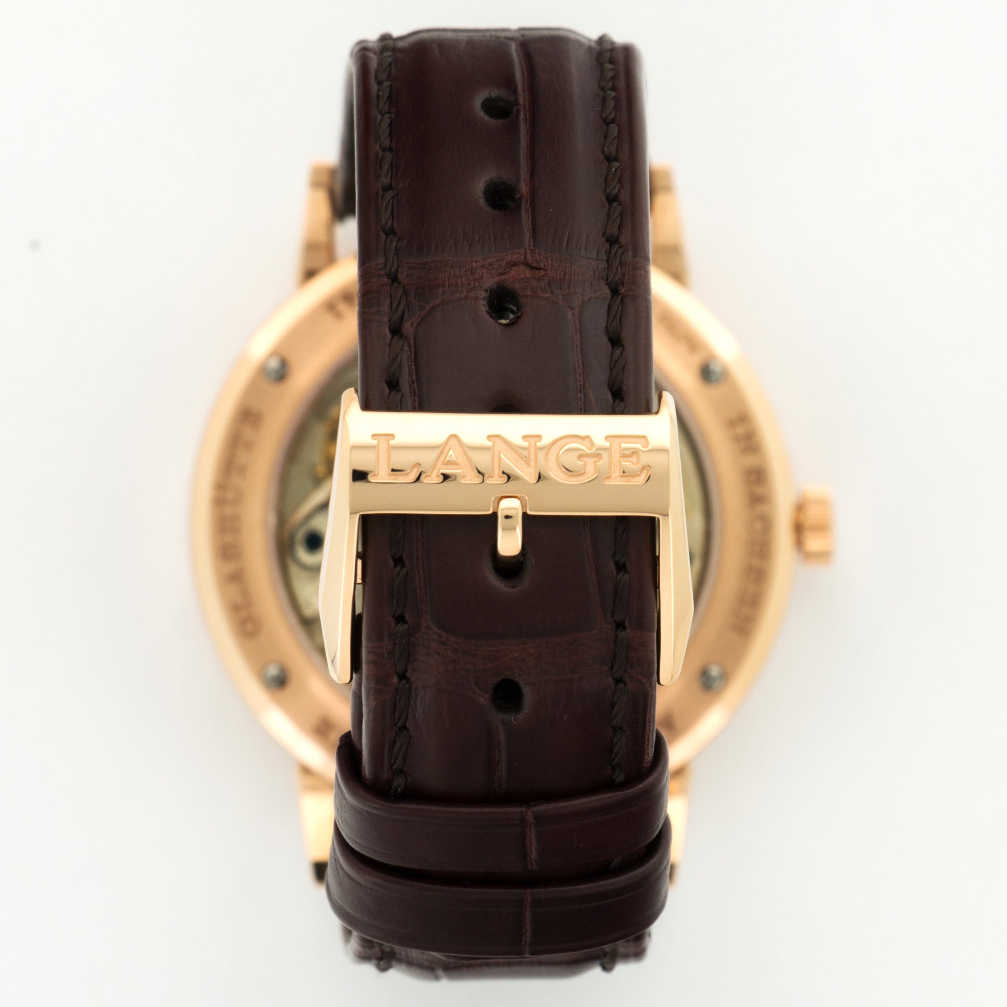 A. Lange & Sohne - A. Lange & Sohne Rose Gold Saxonia Watch Ref. 219.032 - The Keystone Watches