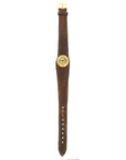 Cartier - Cartier Yellow Gold Leather Watch, As Seen in George Gordons Cartier Book - The Keystone Watches