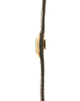 Cartier - Cartier Yellow Gold Leather Watch, As Seen in George Gordons Cartier Book - The Keystone Watches