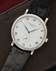 Patek Philippe - Patek Philippe White Gold Calatrava Strap Watch Ref. 3919 - The Keystone Watches