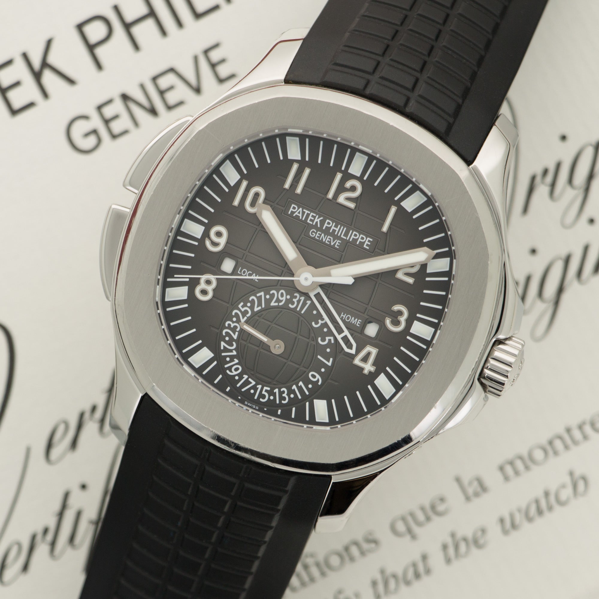 Patek Philippe - Patek Philippe Aquanaut Travel Time Watch Ref. 5164a - The Keystone Watches