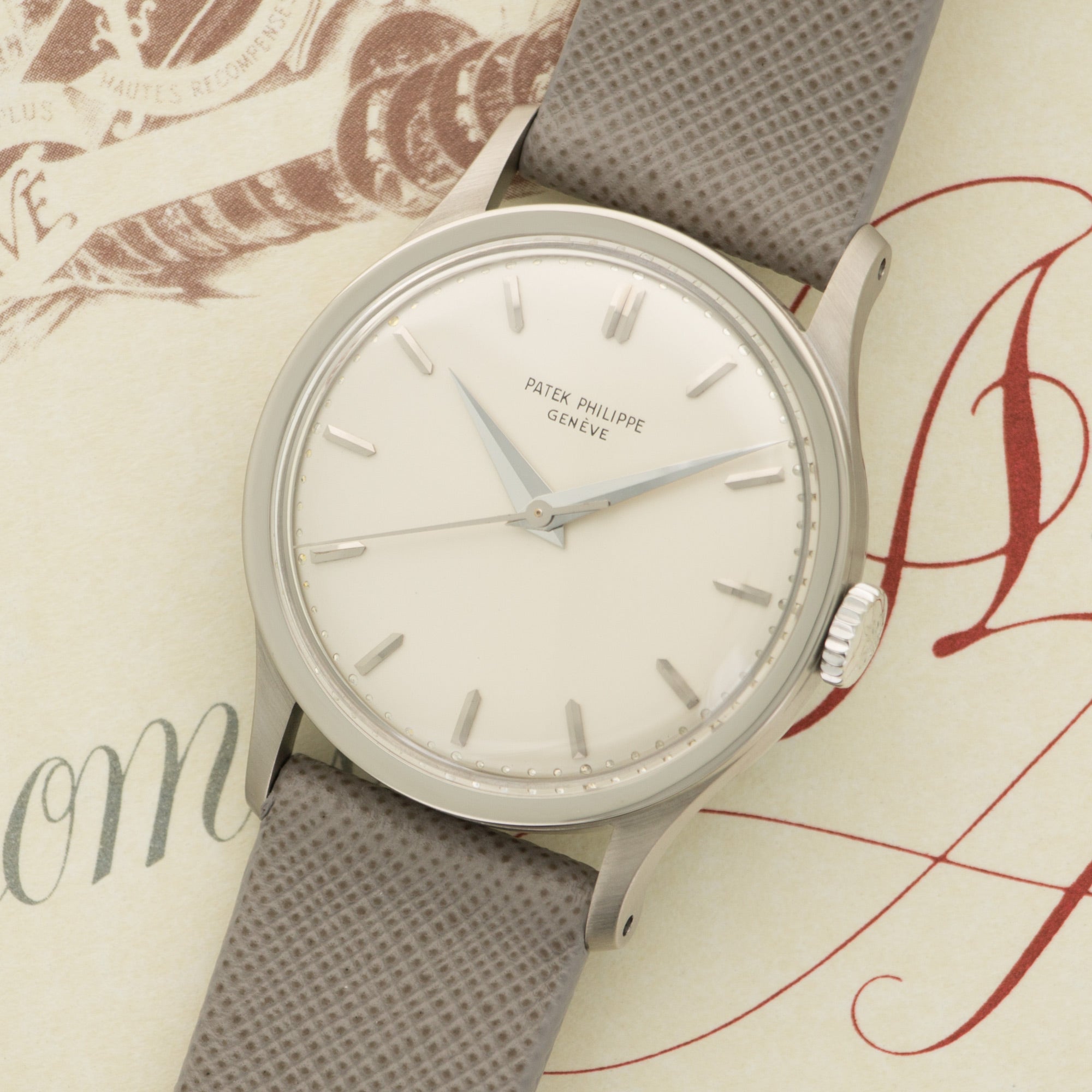 Patek Philippe - Patek Philippe White Gold Calatrava Watch Ref. 570 - The Keystone Watches