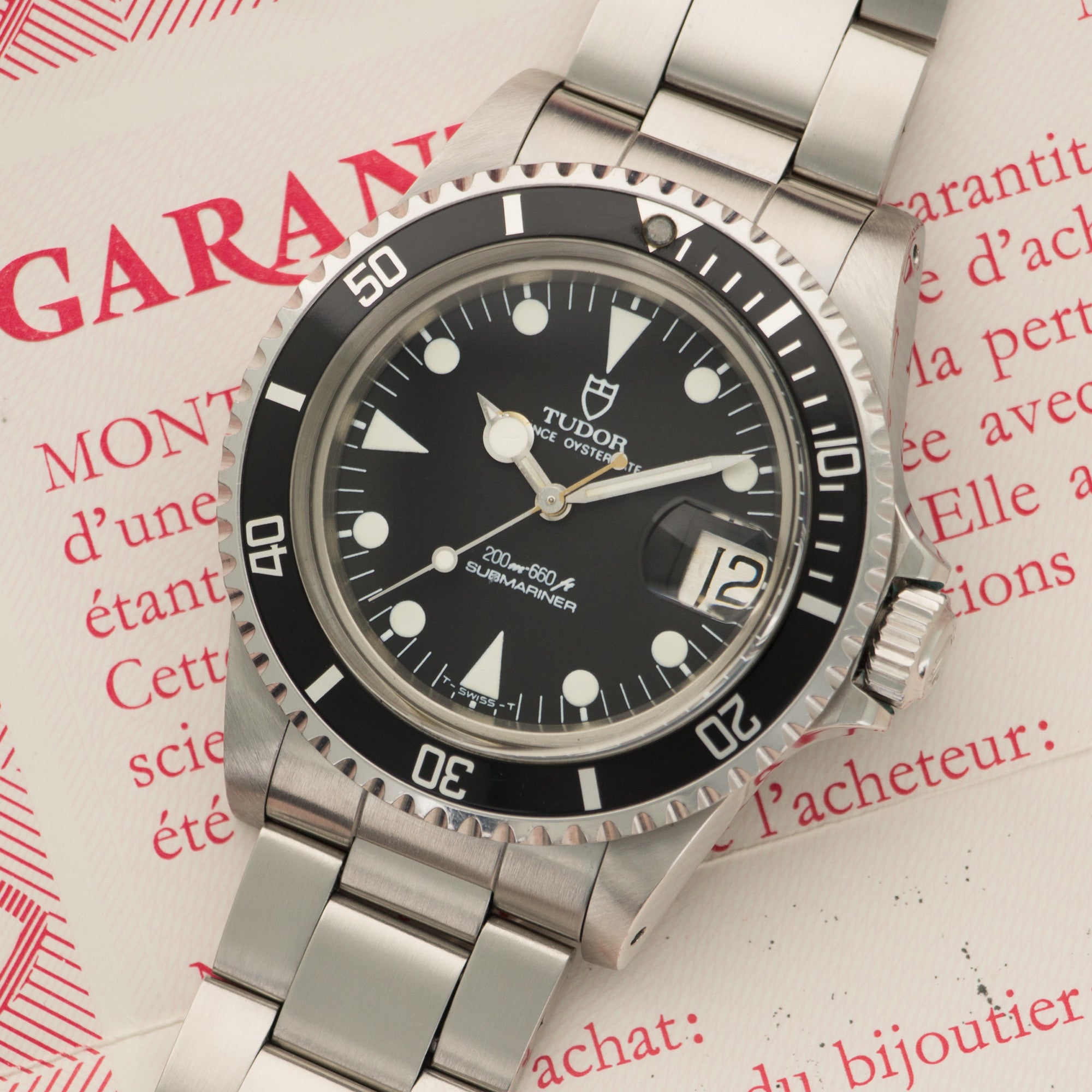Tudor - Tudor Stainless Steel Submariner Watch Ref. 76100 - The Keystone Watches