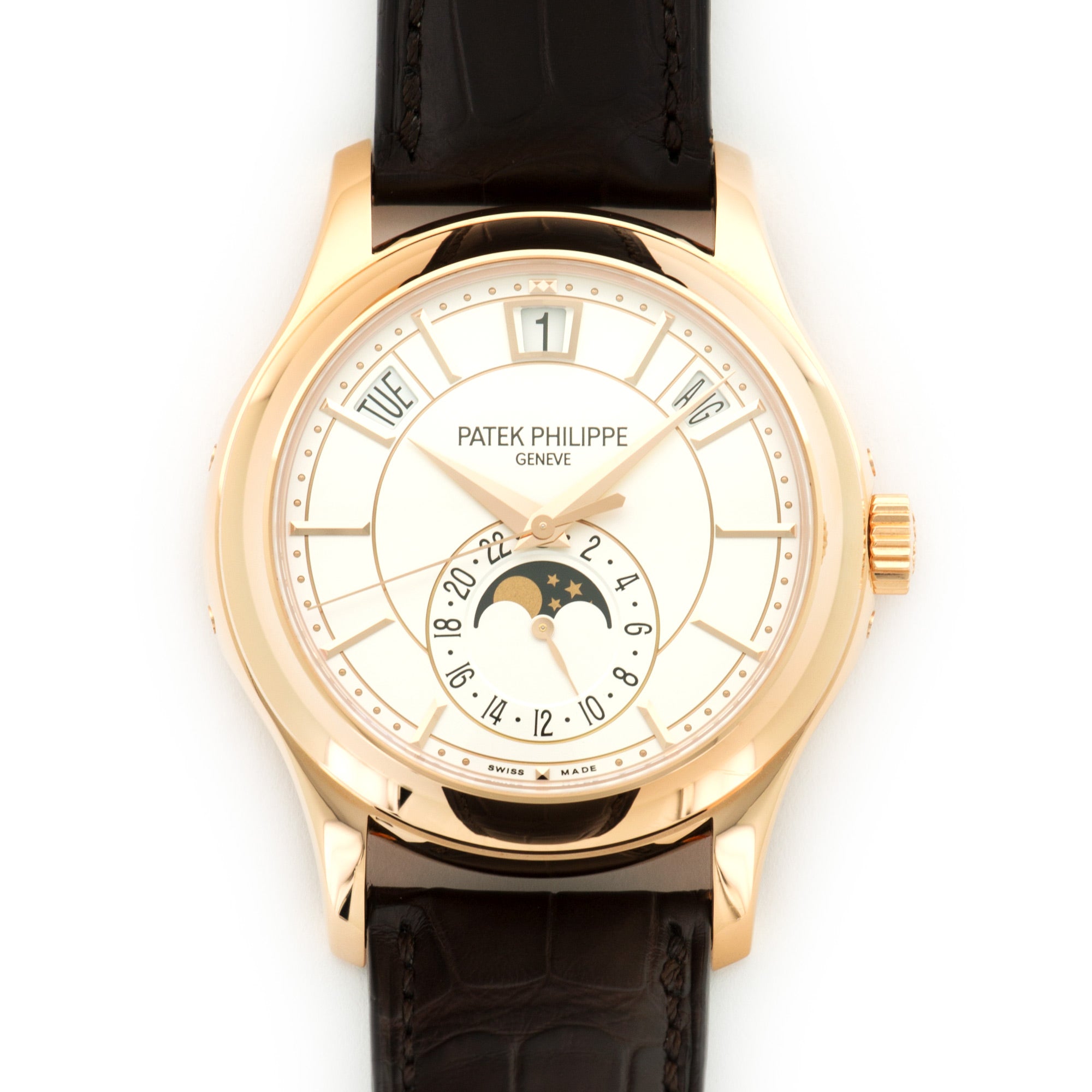 Patek Philippe - Patek Philippe Rose Gold Annual Calendar Moonphase Watch Ref. 5205 - The Keystone Watches